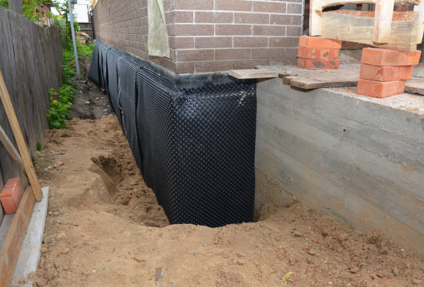 SJ Waterproofing Pros technician performing targeted Foundation Crack Repair assessment in Wilkesville, OH